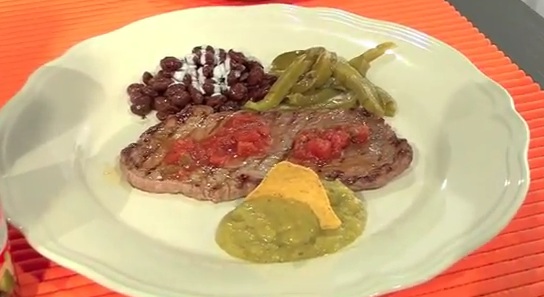 Carne a la plancha.